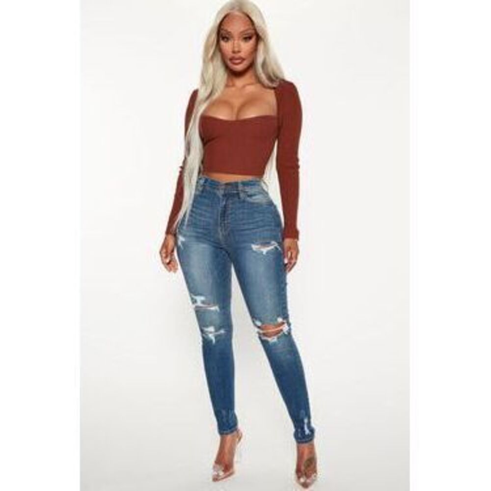 Don't Believe It Skinny Jeans - Dark Denim